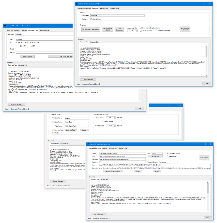 JSON Test Record Reader Tool